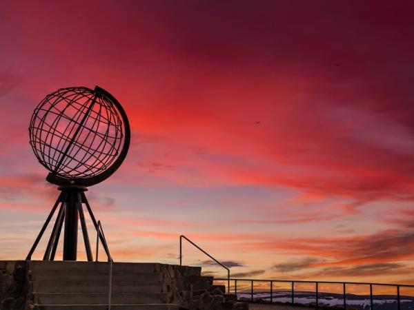 Nordkap Sonnenuntergang