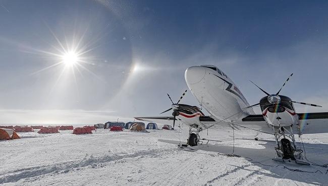 Arktis Tours - Flugexpedition zum Südpol - Union Glacier Basecamp